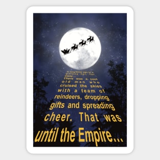 Christmas Star Wars Opening Text Sticker